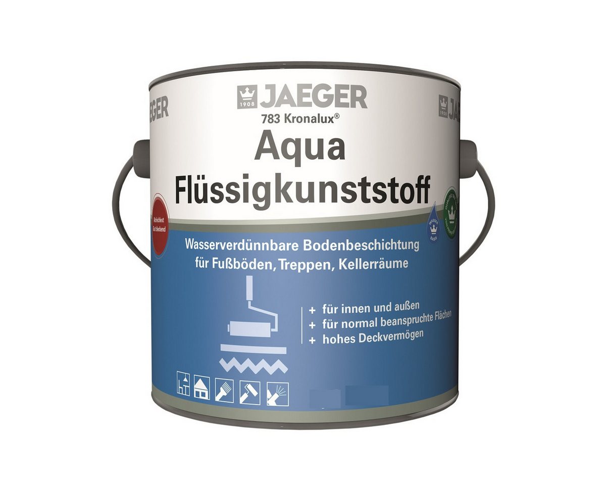 Jaegerlacke Acryl-Flüssigkunststoff 783 Aqua Flüssigkunststoff 750 ml Bodenbeschichtung, rasche Trocknung, hohes Deckvermögen, verarbeitungsfertig Jaegerlacke Acryl-Flüssigkunststoff 783 Aqua Flüssigkunststoff 750 ml Bodenbeschichtung, rasche Trocknung, hohes Deckvermögen, verarbeitungsfertig von Jaegerlacke