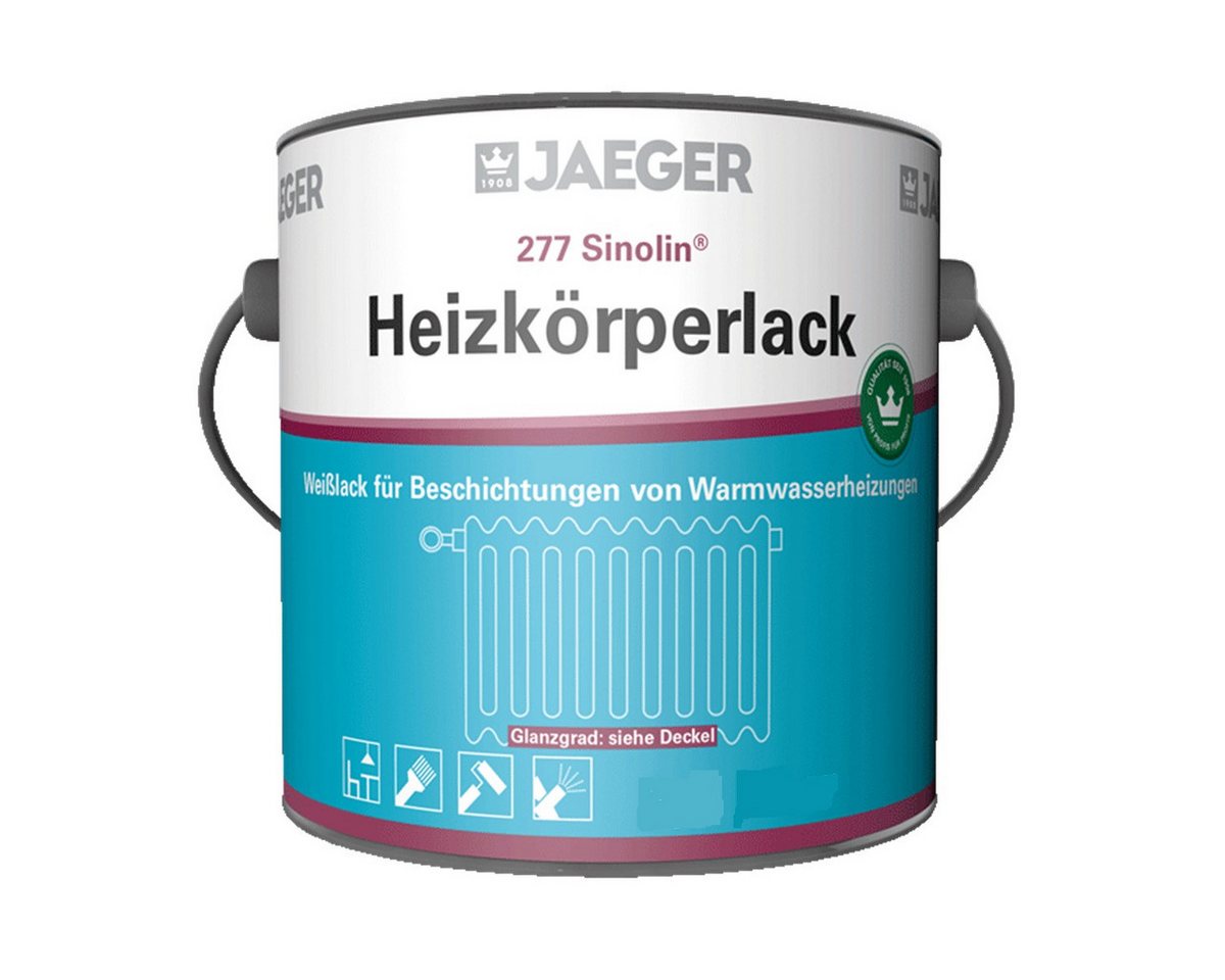 Jaegerlacke Heizkörperlack Sinolin 277 weiss, lösemittelhaltig, hitzefest Jaegerlacke Heizkörperlack Sinolin 277 weiss, lösemittelhaltig, hitzefest von Jaegerlacke