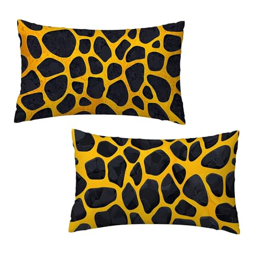 Kissenbezug 30x50 cm Senf Kissenbezüge Leopard 2er Set, Samt Kopfkissenbezug Sofakissen Dekorative Rechteck Kissenhüllen mit Unsichtbarem Reißverschluss Design Deko Wohnzimmer Geschenke für Frauen U-0 Kissenbezug 30x50 cm Senf Kissenbezüge Leopard 2er Set, Samt Kopfkissenbezug Sofakissen Dekorative Rechteck Kissenhüllen mit Unsichtbarem Reißverschluss Design Deko Wohnzimmer Geschenke für Frauen U-0 von Jaeixouu