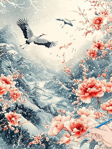Malen Nach Zahlen Erwachsene Blumen Malen Nach Zahlen Japan DIY Set Ewachsene Paint by Numbers Adult mit Pinseln und Acrylfarbe Handgemalt Ölgemälde Geschenke für Frauen Halloween Deko 30x40cm H-36 Malen Nach Zahlen Erwachsene Blumen Malen Nach Zahlen Japan DIY Set Ewachsene Paint by Numbers Adult mit Pinseln und Acrylfarbe Handgemalt Ölgemälde Geschenke für Frauen Halloween Deko 30x40cm H-36 von Jaeixouu