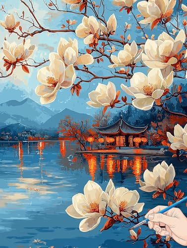 Malen Nach Zahlen Erwachsene Blumen Malen Nach Zahlen Kinder ab 10 Landschaft Set Basteln Erwachsene DIY Paint by Numbers Adult Acrylfarbe Ölgemälde Bastelset Geschenke Deko Wohnzimmer 40x50cm G-86 Malen Nach Zahlen Erwachsene Blumen Malen Nach Zahlen Kinder ab 10 Landschaft Set Basteln Erwachsene DIY Paint by Numbers Adult Acrylfarbe Ölgemälde Bastelset Geschenke Deko Wohnzimmer 40x50cm G-86 von Jaeixouu