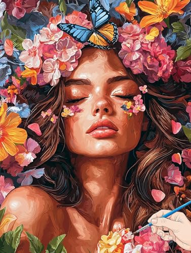 Malen Nach Zahlen Erwachsene Blumen Malen Nach Zahlen Schmetterling DIY Set Ewachsene Paint by Numbers Adult mit Pinseln und Acrylfarbe Handgemalt Ölgemälde Kit Geschenke für Frauen Deko 40x50cm H-92 Malen Nach Zahlen Erwachsene Blumen Malen Nach Zahlen Schmetterling DIY Set Ewachsene Paint by Numbers Adult mit Pinseln und Acrylfarbe Handgemalt Ölgemälde Kit Geschenke für Frauen Deko 40x50cm H-92 von Jaeixouu