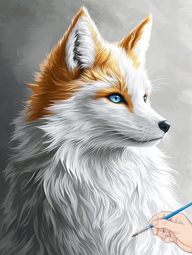 Malen Nach Zahlen Erwachsene Fuchs Malen Nach Zahlen Kinder ab 10 Tiere Set Basteln Erwachsene DIY Paint by Numbers Adult Acrylfarbe Ölgemälde Bastelset für Geschenke Deko Wohnzimmer 40x50cm H-07 Malen Nach Zahlen Erwachsene Fuchs Malen Nach Zahlen Kinder ab 10 Tiere Set Basteln Erwachsene DIY Paint by Numbers Adult Acrylfarbe Ölgemälde Bastelset für Geschenke Deko Wohnzimmer 40x50cm H-07 von Jaeixouu