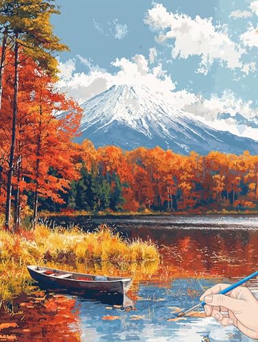Malen Nach Zahlen Erwachsene Japan Malen Nach Zahlen Kinder ab 10 Landschaft Set Basteln Erwachsene DIY Paint by Numbers Adult Acrylfarbe Ölgemälde Bastelset Geschenke Deko Wohnzimmer 30x40cm H-21 Malen Nach Zahlen Erwachsene Japan Malen Nach Zahlen Kinder ab 10 Landschaft Set Basteln Erwachsene DIY Paint by Numbers Adult Acrylfarbe Ölgemälde Bastelset Geschenke Deko Wohnzimmer 30x40cm H-21 von Jaeixouu