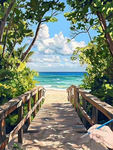 Malen Nach Zahlen Erwachsene Landschaft Malen Nach Zahlen Kinder ab 10 Meer Set Basteln Erwachsene DIY Paint by Numbers Adult Acrylfarbe Ölgemälde Bastelset für Geschenke Deko Wohnzimmer 30x40cm J-03 Malen Nach Zahlen Erwachsene Landschaft Malen Nach Zahlen Kinder ab 10 Meer Set Basteln Erwachsene DIY Paint by Numbers Adult Acrylfarbe Ölgemälde Bastelset für Geschenke Deko Wohnzimmer 30x40cm J-03 von Jaeixouu