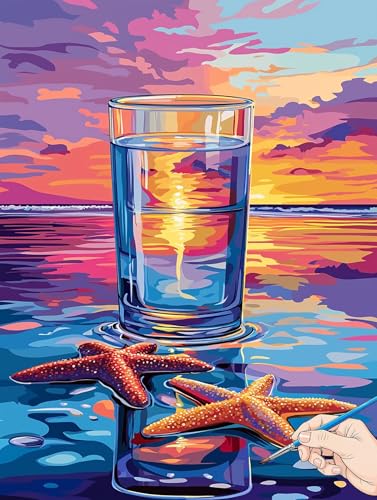 Malen Nach Zahlen Erwachsene Meer Malen Nach Zahlen Landschaft DIY Set Ewachsene Paint by Numbers Adult mit Pinseln und Acrylfarbe Handgemalt Ölgemälde Kit für Geschenke für Frauen Deko 70x90cm J-58 Malen Nach Zahlen Erwachsene Meer Malen Nach Zahlen Landschaft DIY Set Ewachsene Paint by Numbers Adult mit Pinseln und Acrylfarbe Handgemalt Ölgemälde Kit für Geschenke für Frauen Deko 70x90cm J-58 von Jaeixouu