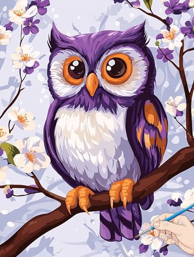 Malen Nach Zahlen Erwachsene Niedlich Malen Nach Zahlen Eule DIY Set Ewachsene Paint by Numbers Adult mit Pinseln und Acrylfarbe Handgemalt Ölgemälde Kit für Geschenke für Frauen Deko 30x40cm I-23 Malen Nach Zahlen Erwachsene Niedlich Malen Nach Zahlen Eule DIY Set Ewachsene Paint by Numbers Adult mit Pinseln und Acrylfarbe Handgemalt Ölgemälde Kit für Geschenke für Frauen Deko 30x40cm I-23 von Jaeixouu