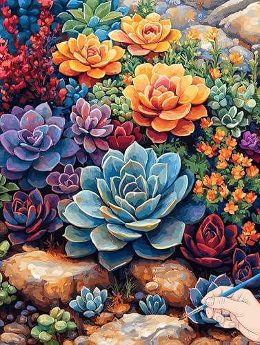 Malen Nach Zahlen Erwachsene Pflanzen Malen Nach Zahlen Stein DIY Set Ewachsene Paint by Numbers Adult mit Pinseln und Acrylfarbe Handgemalt Ölgemälde Kit für Geschenke für Frauen Deko 30x40cm H-86 Malen Nach Zahlen Erwachsene Pflanzen Malen Nach Zahlen Stein DIY Set Ewachsene Paint by Numbers Adult mit Pinseln und Acrylfarbe Handgemalt Ölgemälde Kit für Geschenke für Frauen Deko 30x40cm H-86 von Jaeixouu