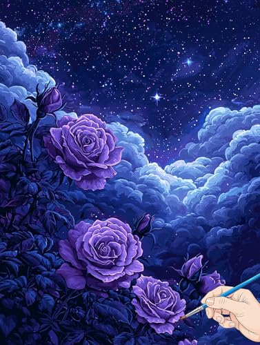 Malen Nach Zahlen Erwachsene Rose Malen Nach Zahlen Wolke DIY Set Ewachsene Paint by Numbers Adult mit Pinseln und Acrylfarbe Handgemalt Ölgemälde Kit Geschenke für Frauen Halloween Deko 50x70cm C-01 Malen Nach Zahlen Erwachsene Rose Malen Nach Zahlen Wolke DIY Set Ewachsene Paint by Numbers Adult mit Pinseln und Acrylfarbe Handgemalt Ölgemälde Kit Geschenke für Frauen Halloween Deko 50x70cm C-01 von Jaeixouu