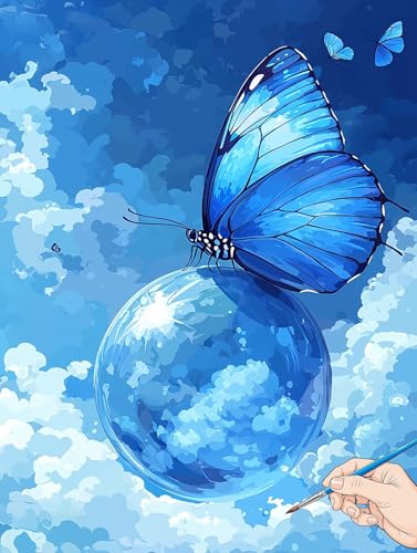 Malen Nach Zahlen Erwachsene Schmetterling Malen Nach Zahlen Wolke DIY Set Ewachsene Paint by Numbers Adult mit Pinseln und Acrylfarbe Handgemalt Ölgemälde Kit Geschenke für Frauen Deko 50x70cm I-33 Malen Nach Zahlen Erwachsene Schmetterling Malen Nach Zahlen Wolke DIY Set Ewachsene Paint by Numbers Adult mit Pinseln und Acrylfarbe Handgemalt Ölgemälde Kit Geschenke für Frauen Deko 50x70cm I-33 von Jaeixouu