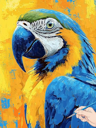 Malen Nach Zahlen Erwachsene Tiere Malen Nach Zahlen Kinder ab 10 Papagei Set Basteln Erwachsene DIY Paint by Numbers Adult Acrylfarbe Ölgemälde Bastelset für Geschenke Deko Wohnzimmer 40x50cm I-02 Malen Nach Zahlen Erwachsene Tiere Malen Nach Zahlen Kinder ab 10 Papagei Set Basteln Erwachsene DIY Paint by Numbers Adult Acrylfarbe Ölgemälde Bastelset für Geschenke Deko Wohnzimmer 40x50cm I-02 von Jaeixouu