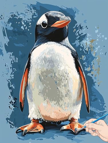 Malen Nach Zahlen Erwachsene Tiere Malen Nach Zahlen Kinder ab 10 Pinguin Set Basteln Erwachsene DIY Paint by Numbers Adult Acrylfarbe Ölgemälde Bastelset für Geschenke Deko Wohnzimmer 60x80cm I-58 Malen Nach Zahlen Erwachsene Tiere Malen Nach Zahlen Kinder ab 10 Pinguin Set Basteln Erwachsene DIY Paint by Numbers Adult Acrylfarbe Ölgemälde Bastelset für Geschenke Deko Wohnzimmer 60x80cm I-58 von Jaeixouu