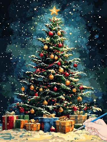 Malen Nach Zahlen Erwachsene Weihnachten Malen Nach Zahlen Kinder ab 10 Baum Set Basteln Erwachsene DIY Paint by Numbers Adult Acrylfarbe Ölgemälde Bastelset Geschenke Deko Wohnzimmer 30x40cm G-96 Malen Nach Zahlen Erwachsene Weihnachten Malen Nach Zahlen Kinder ab 10 Baum Set Basteln Erwachsene DIY Paint by Numbers Adult Acrylfarbe Ölgemälde Bastelset Geschenke Deko Wohnzimmer 30x40cm G-96 von Jaeixouu