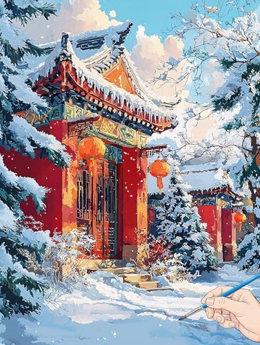 Malen Nach Zahlen Erwachsene Winter Malen Nach Zahlen Kinder ab 10 Landschaft Set Basteln Erwachsene DIY Paint by Numbers Adult Acrylfarbe Ölgemälde Bastelset Geschenke Deko Wohnzimmer 70x90cm B-75 Malen Nach Zahlen Erwachsene Winter Malen Nach Zahlen Kinder ab 10 Landschaft Set Basteln Erwachsene DIY Paint by Numbers Adult Acrylfarbe Ölgemälde Bastelset Geschenke Deko Wohnzimmer 70x90cm B-75 von Jaeixouu