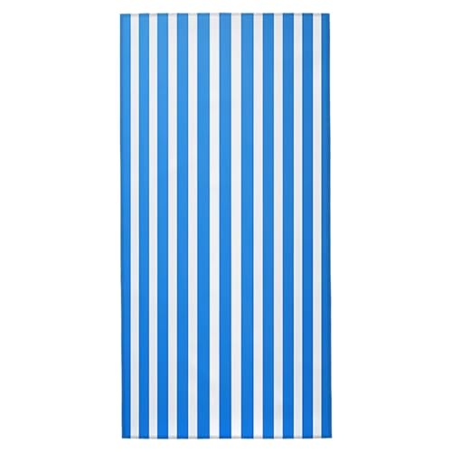 Strandtuch Gestreift Strandtuch XXL 60x120 cm Mikrofaser Handtuch Saunahandtuch Schnelltrocknend Badetuch Fitness Handtuch Damen Herren Leicht Strandhandtuch Sandfrei für Strand Reise Urlaub F-28 von Jaeixouu