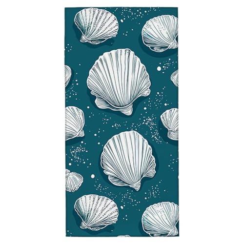 Strandtuch Hülse Strandtuch XXL 70x140 cm Mikrofaser Handtuch Saunahandtuch Schnelltrocknend Badetuch Fitness Handtuch Damen Herren Leicht Weiche Strandhandtuch Sandfrei für Strand Reise Urlaub F-86 von Jaeixouu
