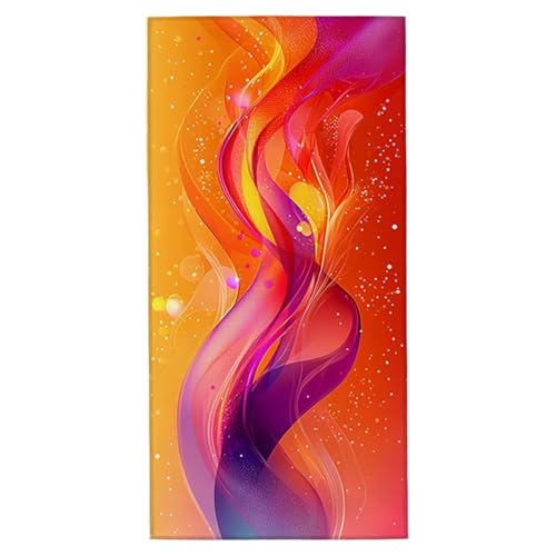 Strandtuch Modern Strandtuch XXL 70x140 cm Mikrofaser Handtuch Saunahandtuch Schnelltrocknend Badetuch Fitness Handtuch Damen Herren Leicht Weiche Strandhandtuch Sandfrei für Strand Reise Urlaub G-51 von Jaeixouu