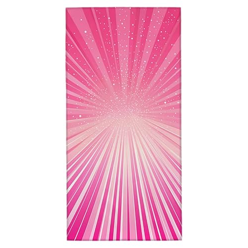 Strandtuch Rosa Strandtuch XXL 90x200 cm Mikrofaser Handtuch Saunahandtuch Schnelltrocknend Badetuch Fitness Handtuch Damen Herren Leicht Weiche Strandhandtuch Sandfrei für Strand Reise Urlaub E-23 von Jaeixouu