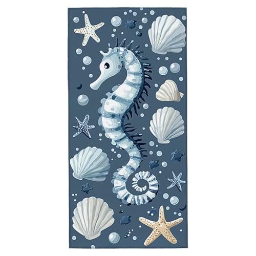 Strandtuch Seepferdchen Strandtuch XXL 100x200 cm Mikrofaser Handtuch Saunahandtuch Schnelltrocknend Badetuch Fitness Handtuch Damen Herren Leicht Strandhandtuch Sandfrei für Strand Reise Urlaub F-20 Strandtuch Seepferdchen Strandtuch XXL 100x200 cm Mikrofaser Handtuch Saunahandtuch Schnelltrocknend Badetuch Fitness Handtuch Damen Herren Leicht Strandhandtuch Sandfrei für Strand Reise Urlaub F-20 von Jaeixouu