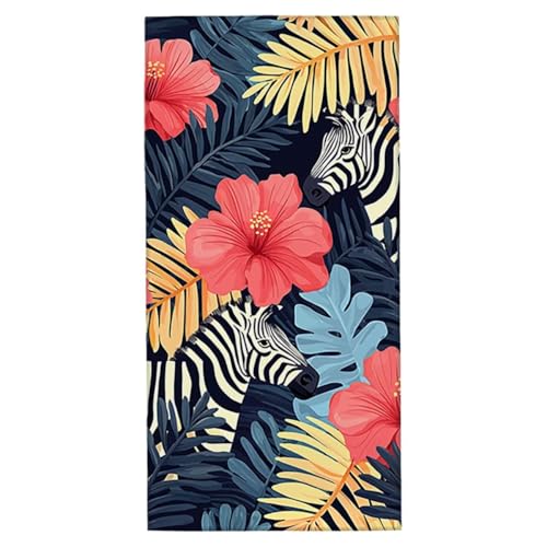 Strandtuch Zebra Strandtuch XXL 100x220 cm Mikrofaser Handtuch Saunahandtuch Schnelltrocknend Badetuch Fitness Handtuch Damen Herren Leicht Weiche Strandhandtuch Sandfrei für Strand Reise Urlaub F-72 Strandtuch Zebra Strandtuch XXL 100x220 cm Mikrofaser Handtuch Saunahandtuch Schnelltrocknend Badetuch Fitness Handtuch Damen Herren Leicht Weiche Strandhandtuch Sandfrei für Strand Reise Urlaub F-72 von Jaeixouu