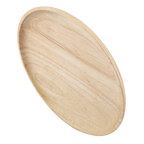 Servierplatte aus Holz, Serviertablett aus Holz, Teeserviertablett für Bar Restaurant Cafe Shop Home (18 * 18cm) von Jaerb