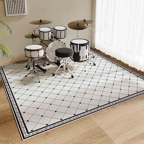 Drum-Teppich Schlagzeugteppich Schallschutz Teppich Schallschutzmatte rutschfeste Schalldicht Teppiche Trommelmatte für E Drum Schlagzeug Elektronisch Snare Teppich Snare Drum Rug 140 x 100 cm Drum-Teppich Schlagzeugteppich Schallschutz Teppich Schallschutzmatte rutschfeste Schalldicht Teppiche Trommelmatte für E Drum Schlagzeug Elektronisch Snare Teppich Snare Drum Rug 140 x 100 cm von JaevKwzy