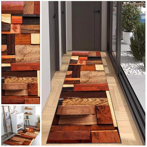 Flurteppich Läufer Lang Waschbar Küchen Teppiche 60 x 180 cm Teppich Läufer Flur rutschfest Korridor Teppichläufer Küche Läufer Schlafzimmer Wohnzimmer Läufer Teppich Eingangsteppich Flurläufer Flurteppich Läufer Lang Waschbar Küchen Teppiche 60 x 180 cm Teppich Läufer Flur rutschfest Korridor Teppichläufer Küche Läufer Schlafzimmer Wohnzimmer Läufer Teppich Eingangsteppich Flurläufer von JaevKwzy
