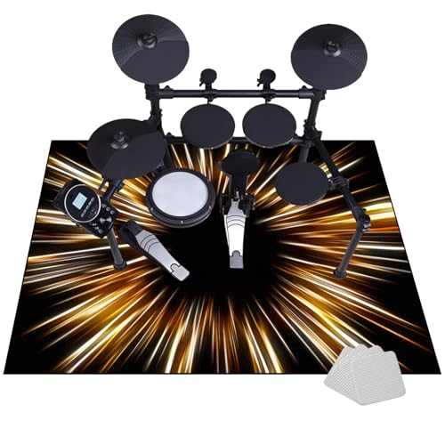 JaevKwzy 110 x 80 cm Schlagzeug Teppich Schallschutz Trommel Teppiche Drum Teppich rutschfeste Professioneller rechteckiges Elektronisches Jazz Schlagzeug Kit Schallschutzmatte JaevKwzy 110 x 80 cm Schlagzeug Teppich Schallschutz Trommel Teppiche Drum Teppich rutschfeste Professioneller rechteckiges Elektronisches Jazz Schlagzeug Kit Schallschutzmatte von JaevKwzy