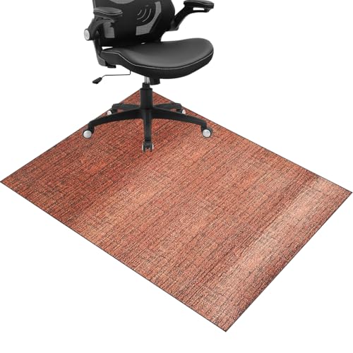JaevKwzy Bürostuhl Unterlage Gaming Teppich Unterlage Schreibtischstuhl Schutzmatte Bürostuhl rutschfeste Bodenschutzmatte Rollmatte Bürostuhl Stuhl Unterlegmatte für Laminat Parkett 90 x 120 cm von JaevKwzy