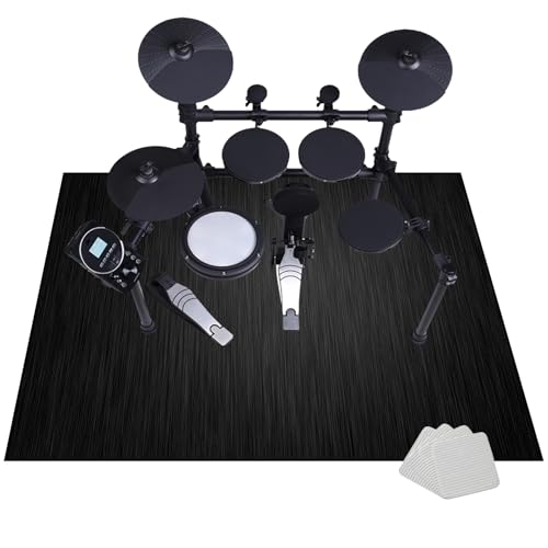 JaevKwzy Elektronisch Schlagzeug Teppich Snare Drum Rug - Schallschutz Teppich - Schallschutzmatte - Drum-Teppich - rutschfeste Trommelmatte - Schalldicht Teppiche 160 x 150 cm JaevKwzy Elektronisch Schlagzeug Teppich Snare Drum Rug - Schallschutz Teppich - Schallschutzmatte - Drum-Teppich - rutschfeste Trommelmatte - Schalldicht Teppiche 160 x 150 cm von JaevKwzy