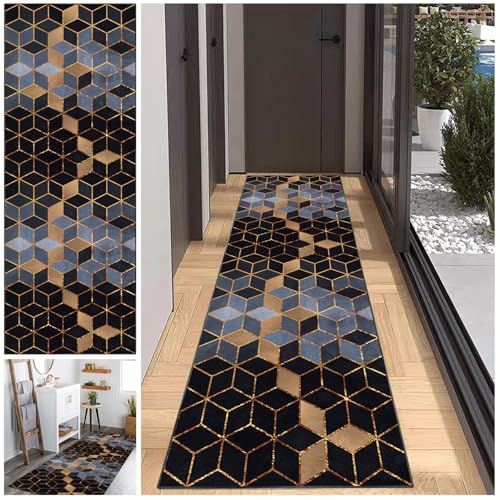 JaevKwzy Teppich Läufer Flur 40 x 300 cm rutschfest Teppichläufer Flur Flurläufer Lang Waschbar, Küchenteppich Waschbar, Korridor Teppich Läufer für Flur, Küche, Eingang JaevKwzy Teppich Läufer Flur 40 x 300 cm rutschfest Teppichläufer Flur Flurläufer Lang Waschbar, Küchenteppich Waschbar, Korridor Teppich Läufer für Flur, Küche, Eingang von JaevKwzy