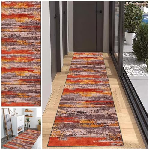 JaevKwzy Teppich Läufer Flur 60 x 200 cm rutschfest Teppichläufer Flur Flurläufer Lang Waschbar, Küchenteppich Waschbar, Korridor Teppich Läufer für Flur, Küche, Eingang JaevKwzy Teppich Läufer Flur 60 x 200 cm rutschfest Teppichläufer Flur Flurläufer Lang Waschbar, Küchenteppich Waschbar, Korridor Teppich Läufer für Flur, Küche, Eingang von JaevKwzy