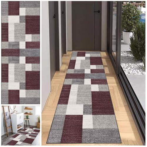 JaevKwzy Teppich Läufer Flur Lang Küchenteppich Korridor Teppich Läufer rutschfest 60 x 240 cm Teppichläufer Flur Waschbar Flurläufer Lang Eingangsteppich Läufer Teppich für Flur Küche Wohnzimmer JaevKwzy Teppich Läufer Flur Lang Küchenteppich Korridor Teppich Läufer rutschfest 60 x 240 cm Teppichläufer Flur Waschbar Flurläufer Lang Eingangsteppich Läufer Teppich für Flur Küche Wohnzimmer von JaevKwzy