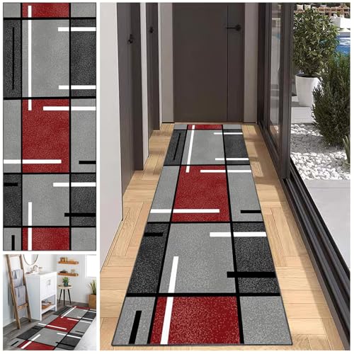 JaevKwzy Teppich Läufer für Küche Flur & Wohnraum Teppichläufer Flurteppich Küchenläufer Wohnzimmer Teppich 40 x 60 cm Eingangsmatte Teppichläufer for Flure Bodenmatte von JaevKwzy