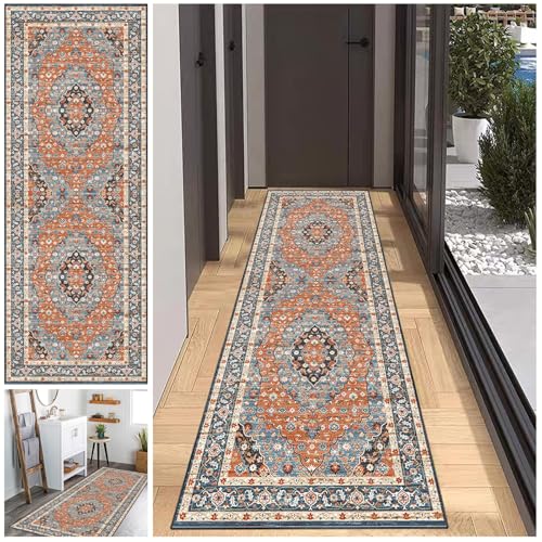 Teppich Läufer Flur Rutschfest Waschbar Küchenteppich 80 x 450 cm Teppichläufer Flur Lang Fußmatte Flurteppich Modern Korridor Tepiche Kurzflor Läufer Teppich für Flur Küche Wohnzimmer Schlafzimmer Teppich Läufer Flur Rutschfest Waschbar Küchenteppich 80 x 450 cm Teppichläufer Flur Lang Fußmatte Flurteppich Modern Korridor Tepiche Kurzflor Läufer Teppich für Flur Küche Wohnzimmer Schlafzimmer von JaevKwzy