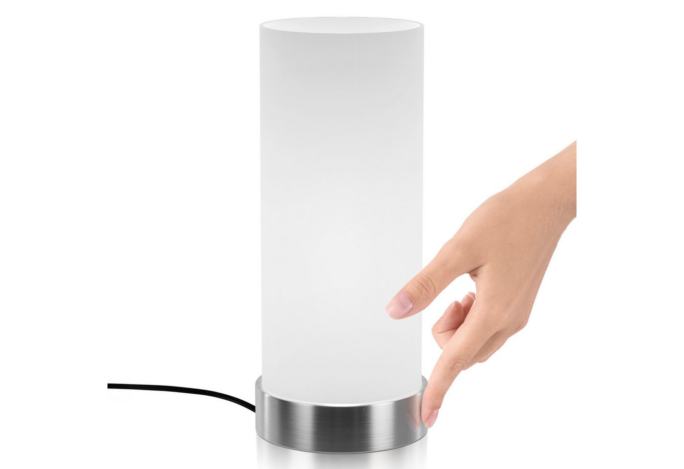 Jago Nachttischlampe Tischlampe mit Dimmer Touchfunktion - 1er oder 2er Set, E14 / LED Jago Nachttischlampe Tischlampe mit Dimmer Touchfunktion - 1er oder 2er Set, E14 / LED von Jago