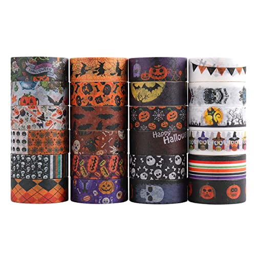 Jagowa 24 Rollen Halloween Washi Tape Set von Jagowa