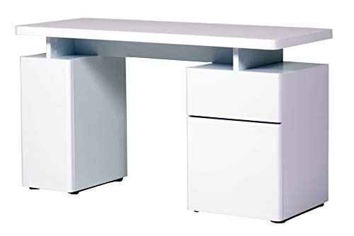 Jahnke CU-LIBRE 140 - Schreibtisch mit 1 Schublade und 2 Türen, 140 x 55 x 76 cm, Hochglanz Weiß Jahnke CU-LIBRE 140 - Schreibtisch mit 1 Schublade und 2 Türen, 140 x 55 x 76 cm, Hochglanz Weiß von Jahnke