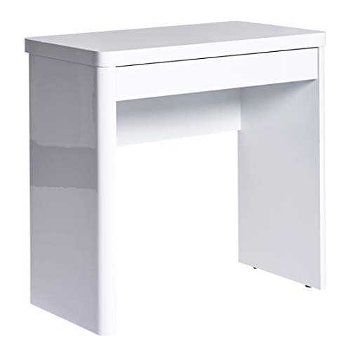 Jahnke CU-LIBRE 80 - Kompakter Schreibtisch mit 1 Schublade, 79 x 44 x 76 cm, Hochglanz Weiß Jahnke CU-LIBRE 80 - Kompakter Schreibtisch mit 1 Schublade, 79 x 44 x 76 cm, Hochglanz Weiß von Jahnke
