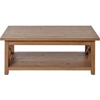 Jahnke Couchtisch "CHALET COFFEE" 1 Stk. tlg. Couchtisch, Kaffetisch, mit Ablageboden, Landhausstil, X-Design von Jahnke