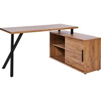 Novel Eckschreibtisch-Kombination X-TREME D 145 E, Holznachbildung von NOVEL