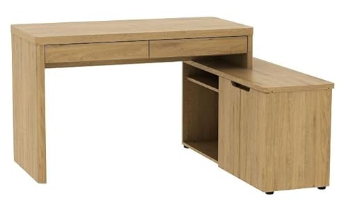 Jahnke Eckschreibtisch Libre C 155 E Montana Eiche von Jahnke
