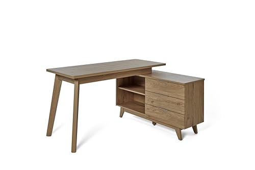 Jahnke Eckschreibtisch Libre D 240 E Montana Eiche von Jahnke