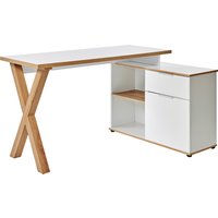 Jahnke Eckschreibtisch "X-CLUB C 40 E", (1 St.), Eckschreibtisch, wechselseitig montierbar, X-Gestell von Jahnke