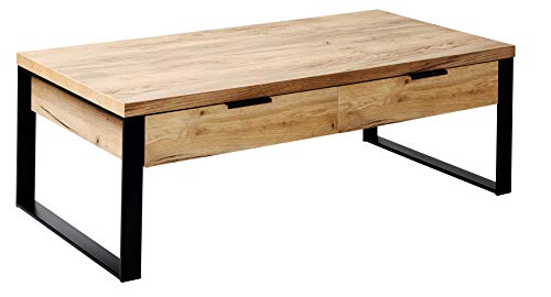 Jahnke LOOP Coffee - Couchtisch mit Schubladen, 118 x 59 x 40 cm, Kerneiche-Effekt Jahnke LOOP Coffee - Couchtisch mit Schubladen, 118 x 59 x 40 cm, Kerneiche-Effekt von Jahnke