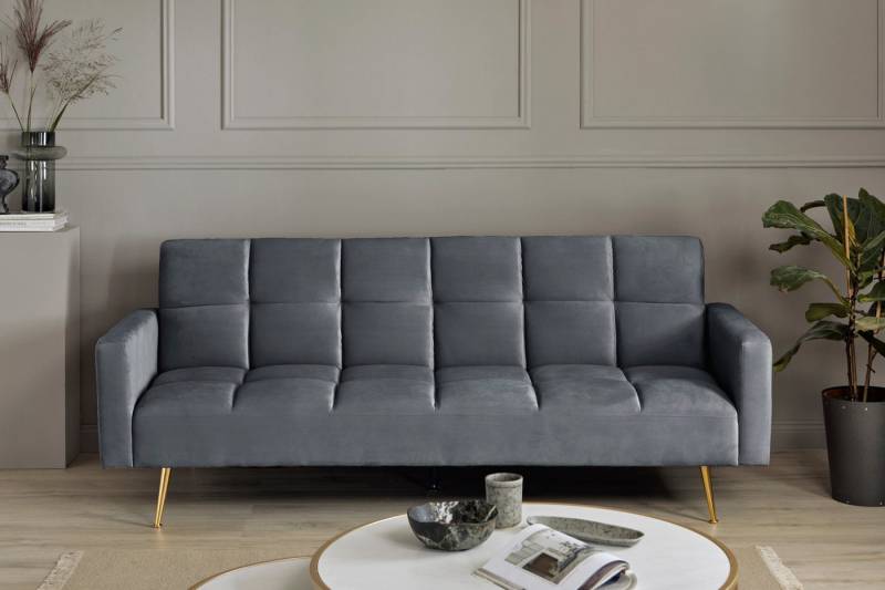 Jahnke Schlafsofa CHILLAX POSH, 1 Teile, mit Schlaffunktion, edler Samtstoff & Füße im Gold-Look, Breite 213 cm Jahnke Schlafsofa CHILLAX POSH, 1 Teile, mit Schlaffunktion, edler Samtstoff & Füße im Gold-Look, Breite 213 cm von Jahnke