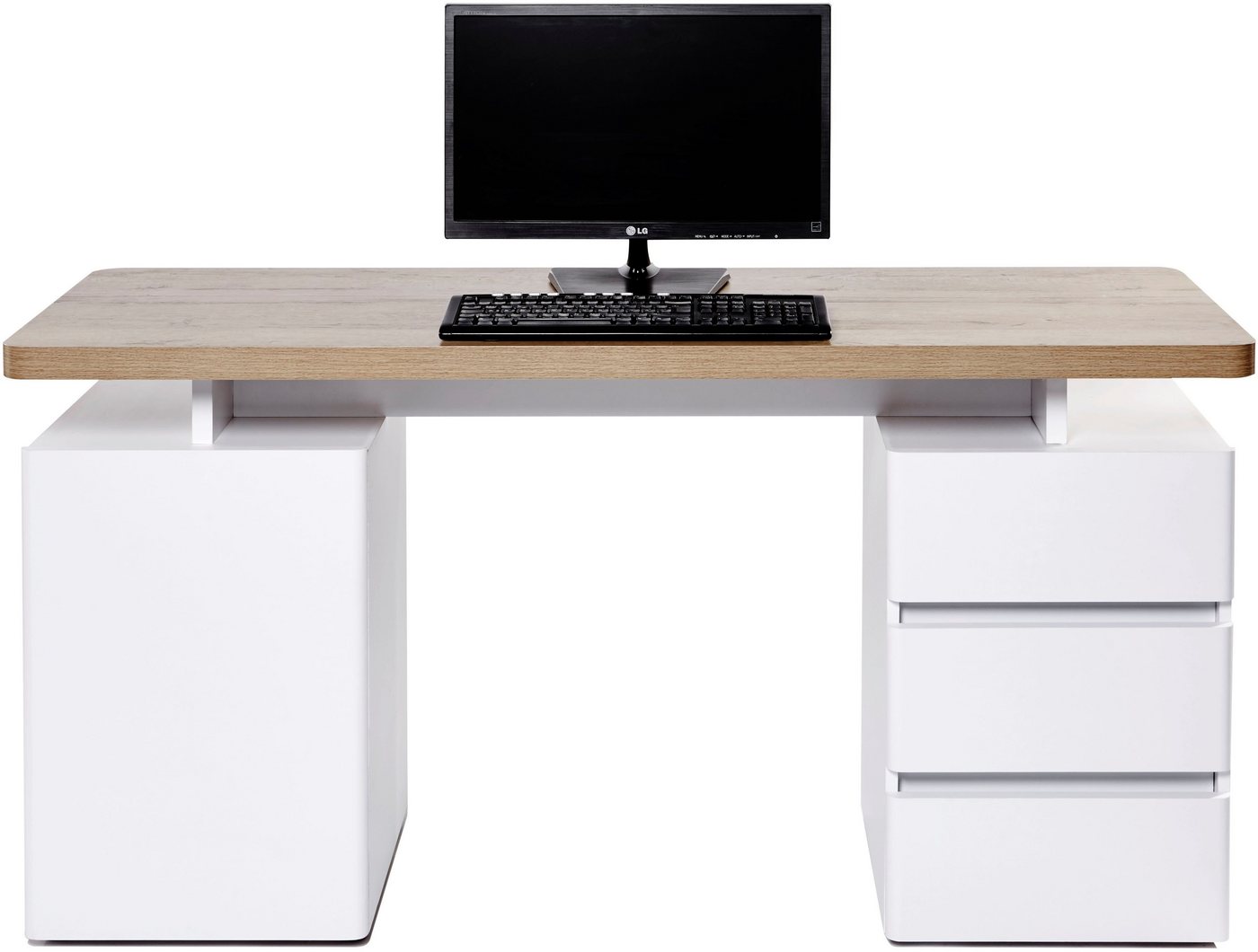 Jahnke Schreibtisch CU-LIBRE C 250, wechselseitig montierbar Jahnke Schreibtisch CU-LIBRE C 250, wechselseitig montierbar von Jahnke