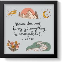 Lao Tzu Art Print 8x8 - Inspirierende Kunst, Zitat Natur Kunstdruck, Wandkunst, Digitale Wanddekor, Kunst Geschenk von JaimieArtCo