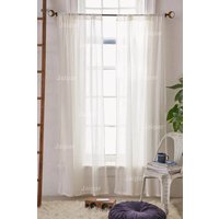 100% Weiße Baumwolle Vorhang Fenstervorhang Boho Schlafzimmer Uo Wohnzimmer Weihnachten Geschenk von Jaipar