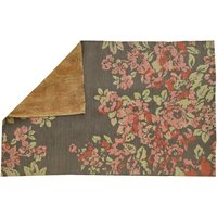 Jute 5x8 Gedruckt Floral Dhurrie Bereich Akzent Teppich Eco Freundliche Naturfarbstoff Wohnkultur Bodenbelag Wandteppiche Textilien Innenarchitektur von Jaipursamuraiarts